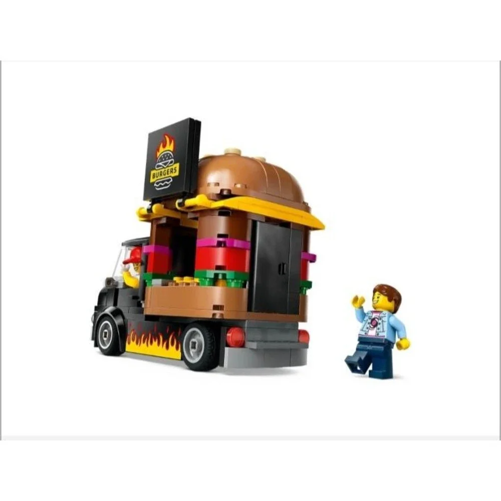 LEGO City Burger Truck 60404 194pcs NIB Factory Sealed Food Truck Fast Food